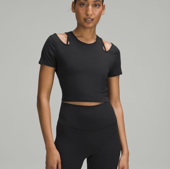 Lululemon Shoulder Cutout Yoga Tshirt - Picture 1 of 13